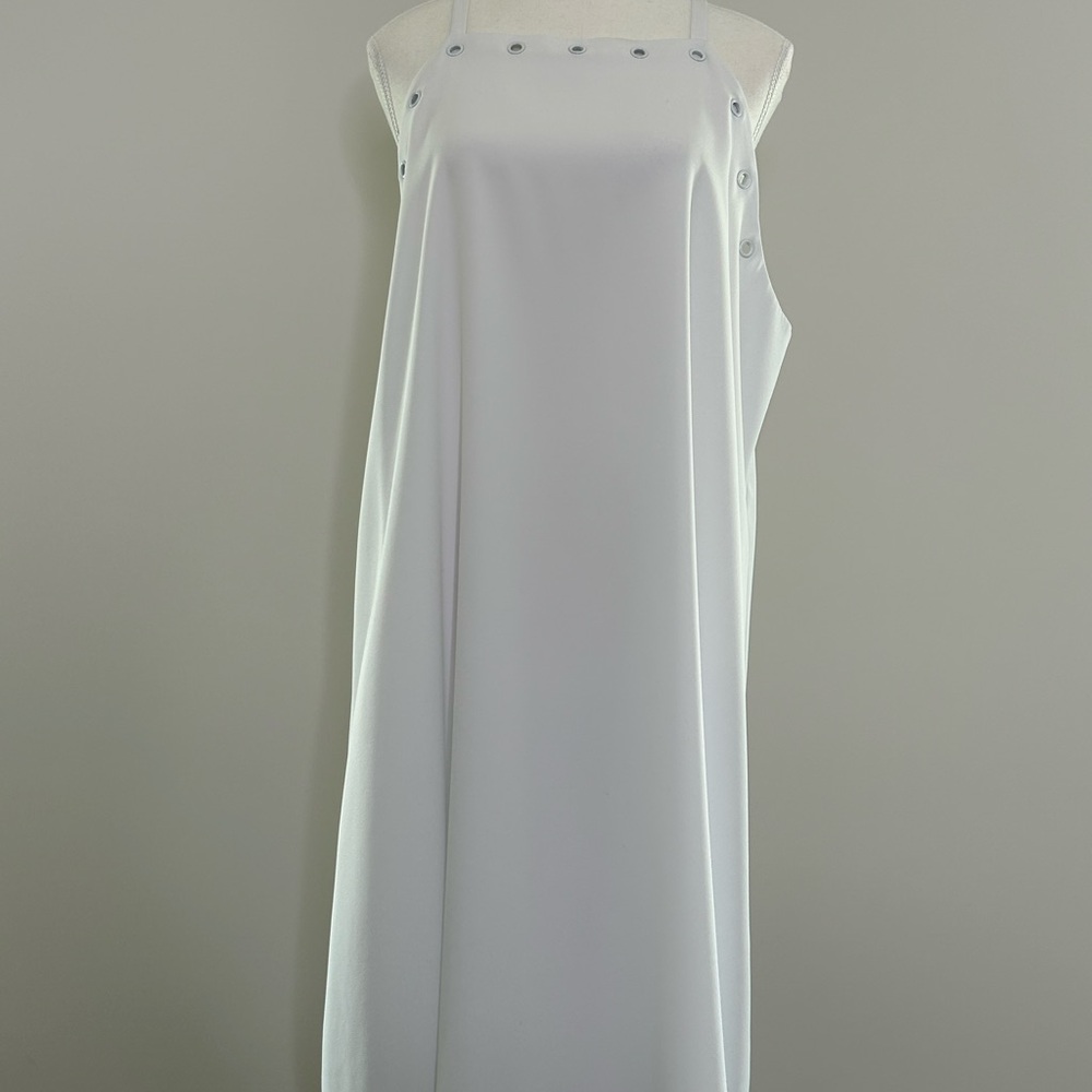 Alfani White Dress with Grommet Accents